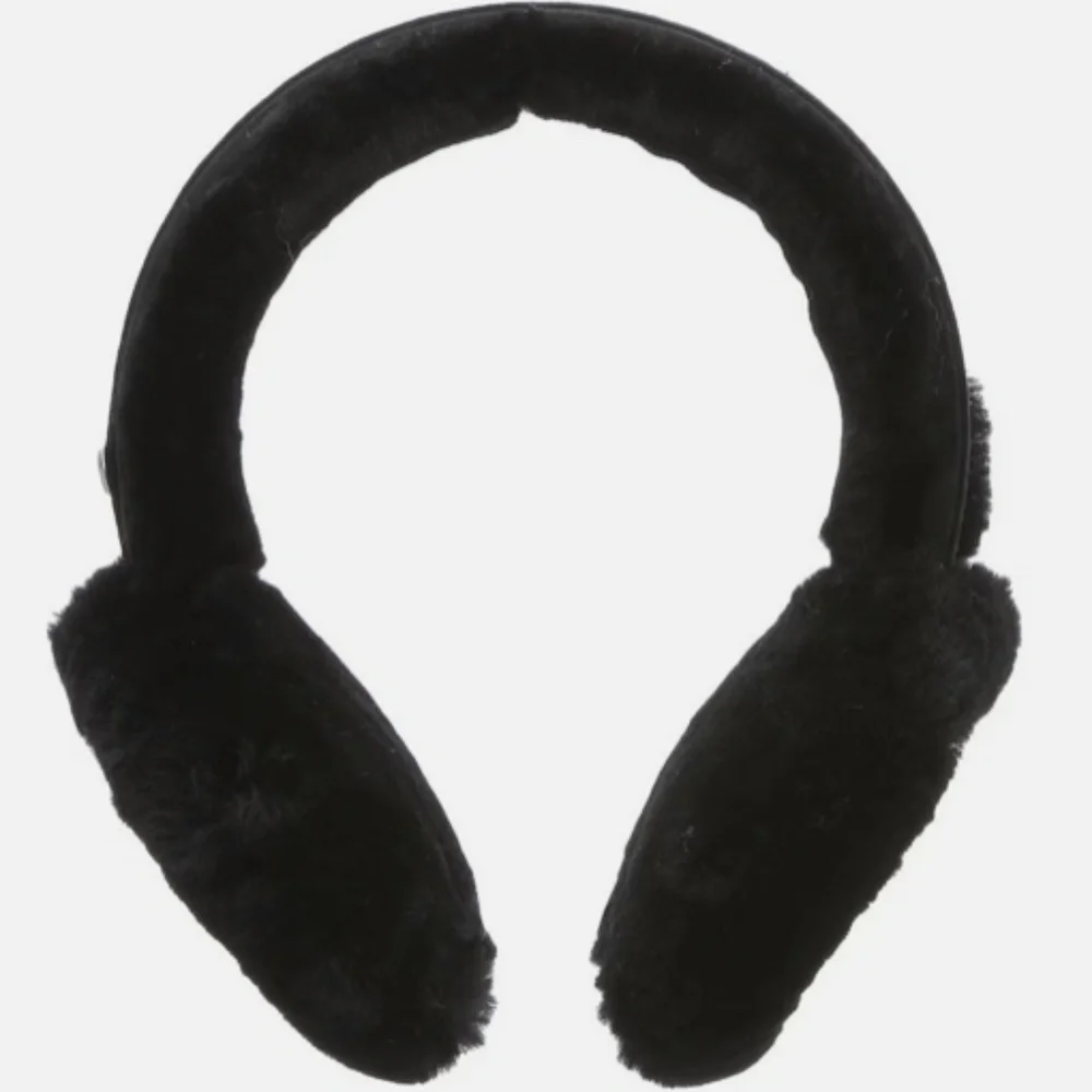 EUC Women’s Black Genuine Classic UGG Earmuffs - Picture 3 of 4